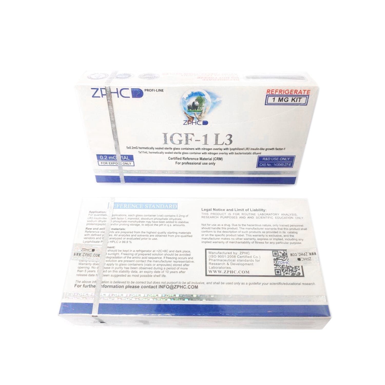 IGF-1 LR3 ZPHC — 1 mg (5 vials × 0.2 mg) - Image 2